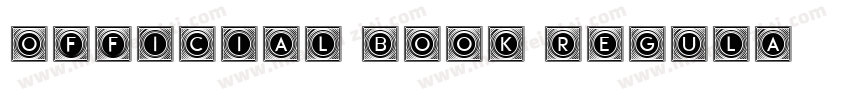 Official Book Regula字体转换